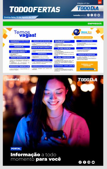Capa: Todo Ofertas – Edição nº 164