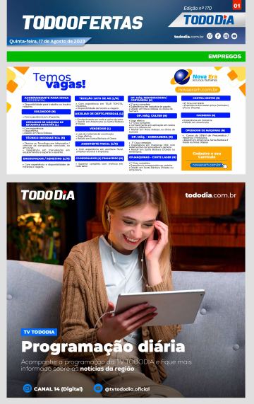 Capa: Todo Ofertas – Edição nº 170