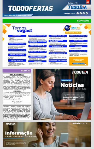 Capa: Todo Ofertas – Edição nº 174