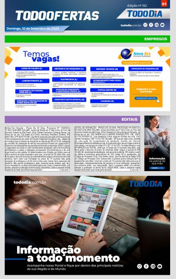 Capa: Todo Ofertas – Edição nº 192