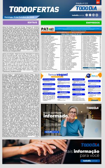 Capa: Todo Ofertas – Edição nº 222