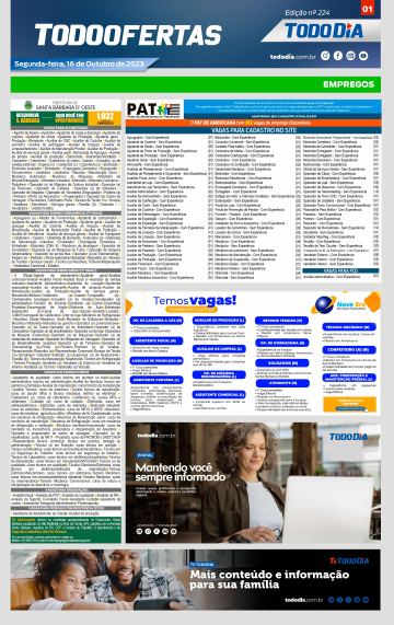 Capa: Todo Ofertas – Edição nº 224