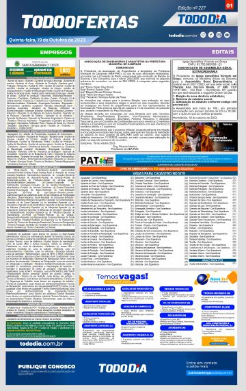 Capa: Todo Ofertas – Edição nº 227