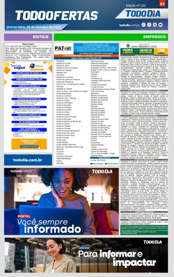 Capa: Todo Ofertas – Edição nº 233