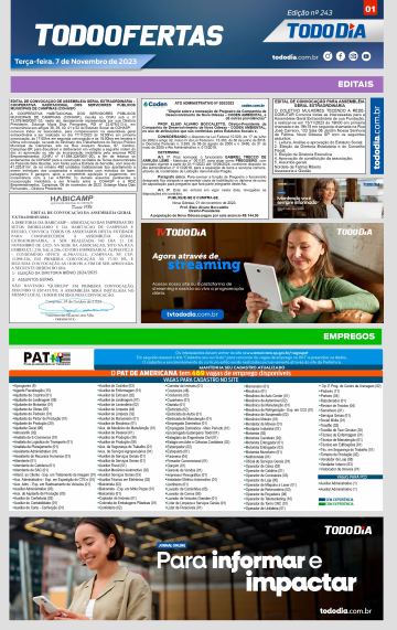 Capa: Todo Ofertas – Edição nº 243