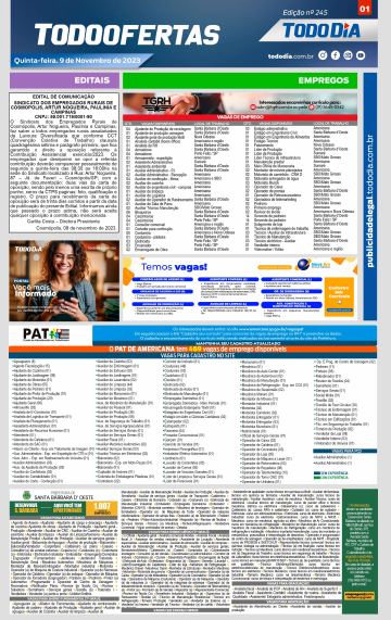 Capa: Todo Ofertas – Edição nº 245