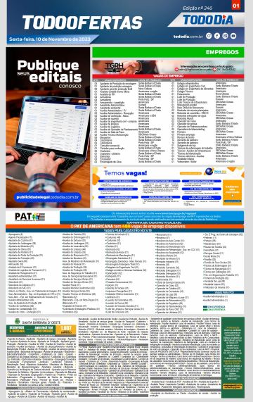 Capa: Todo Ofertas – Edição nº 246