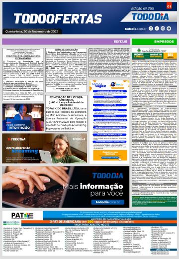 Capa: Todo Ofertas – Edição nº 265