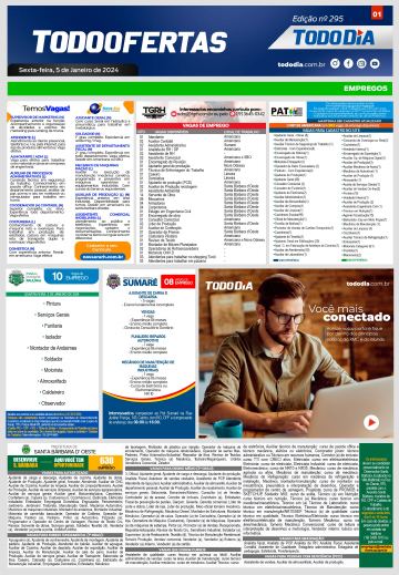 Capa: Todo Ofertas – Edição nº 295