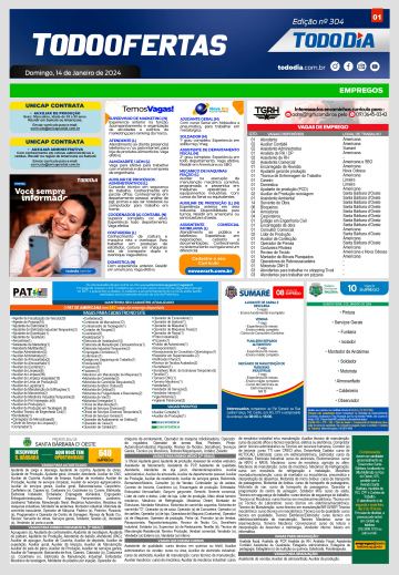 Capa: Todo Ofertas – Edição nº 304