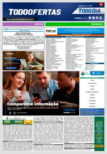 Capa: Todo Ofertas – Edição nº 305