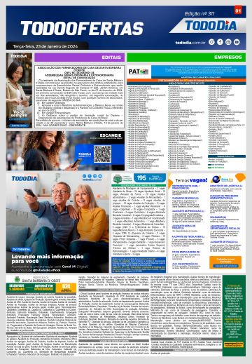 Capa: Todo Ofertas – Edição nº 311