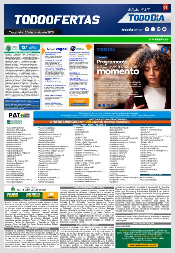 Capa: Todo Ofertas – Edição nº 317