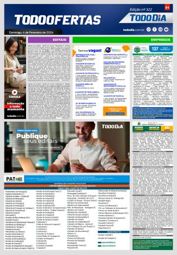 Capa: Todo Ofertas – Edição nº 322