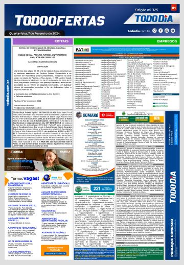 Capa: Todo Ofertas – Edição nº 325