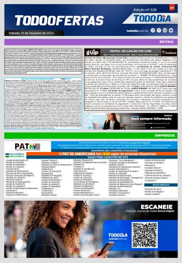 Capa: Todo Ofertas – Edição nº 328