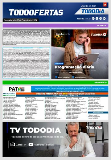 Capa: Todo Ofertas – Edição nº 330