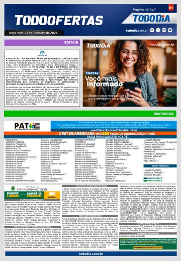 Capa: Todo Ofertas – Edição nº 344