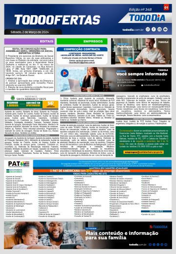 Capa: Todo Ofertas – Edição nº 348