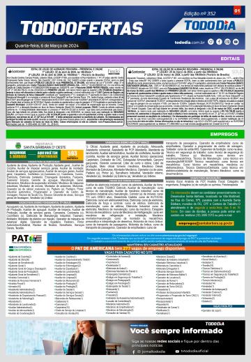 Capa: Todo Ofertas – Edição nº 352