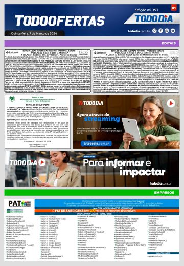 Capa: Todo Ofertas – Edição nº 353