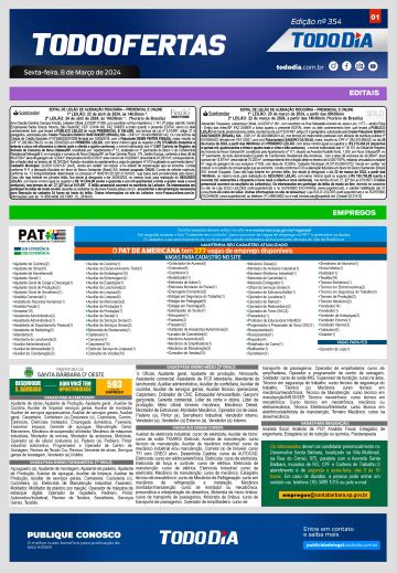 Capa: Todo Ofertas – Edição nº 354