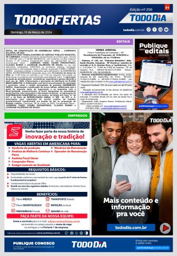Capa: Todo Ofertas – Edição nº 355