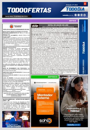 Capa: Todo Ofertas – Edição nº 360