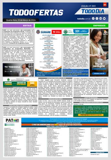 Capa: Todo Ofertas – Edição nº 365