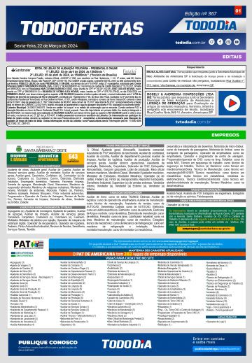 Capa: Todo Ofertas – Edição nº 367