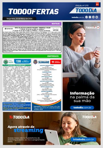 Capa: Todo Ofertas – Edição nº 370