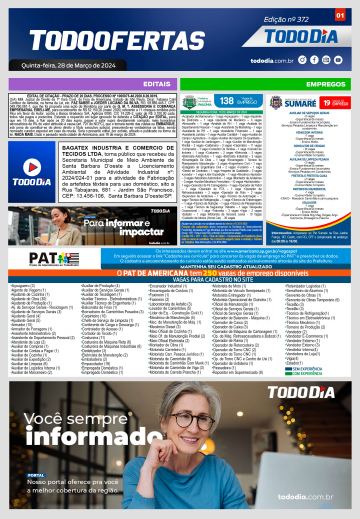 Capa: Todo Ofertas – Edição nº 372