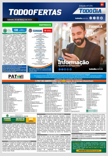 Capa: Todo Ofertas – Edição nº 374