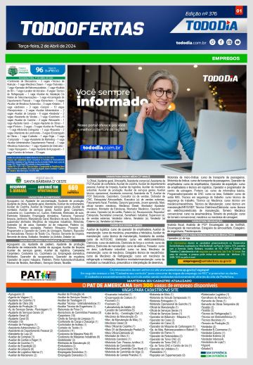 Capa: Todo Ofertas – Edição nº 376
