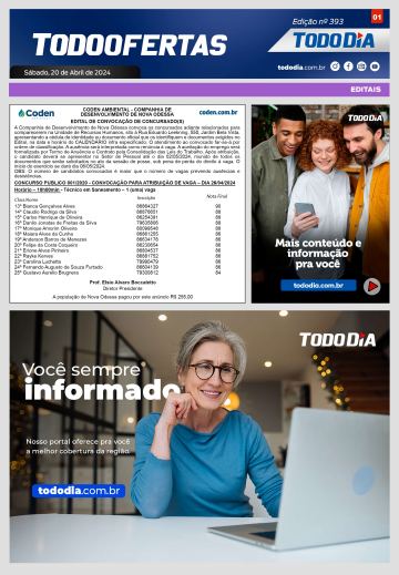 Capa: Todo Ofertas – Edição nº 393