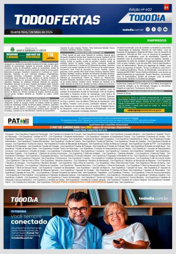 Capa: Todo Ofertas – Edição nº 402