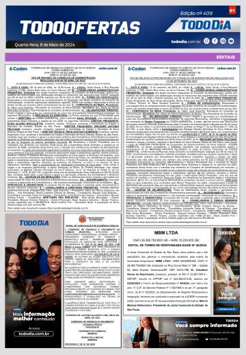 Capa: Todo Ofertas – Edição nº 409