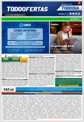 Capa: Todo Ofertas – Edição nº 410
