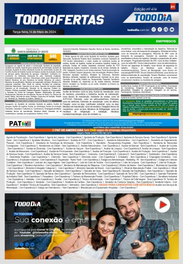 Capa: Todo Ofertas – Edição nº 414