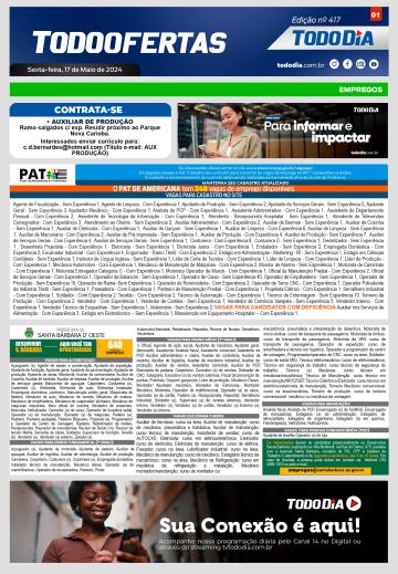 Capa: Todo Ofertas – Edição nº 417