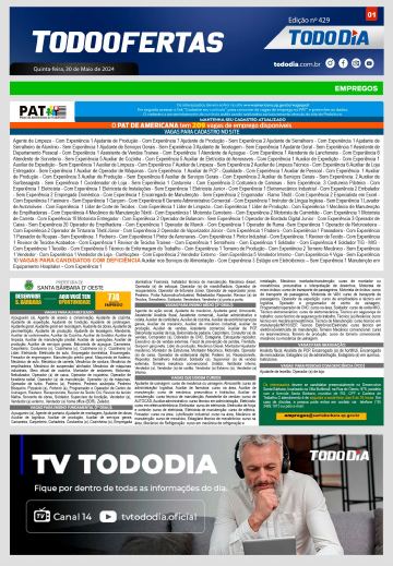 Capa: Todo Ofertas – Edição nº 429