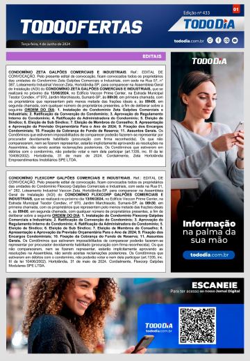 Capa: Todo Ofertas – Edição nº 433
