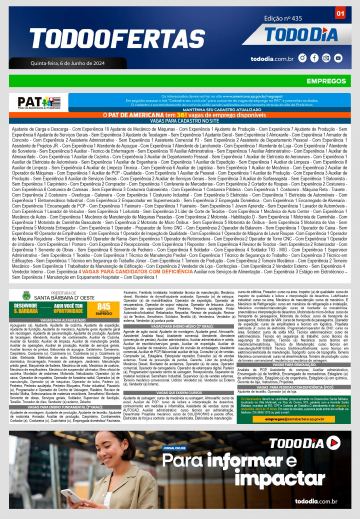 Capa: Todo Ofertas – Edição nº 435