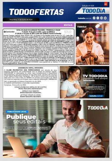 Capa: Todo Ofertas – Edição nº 439