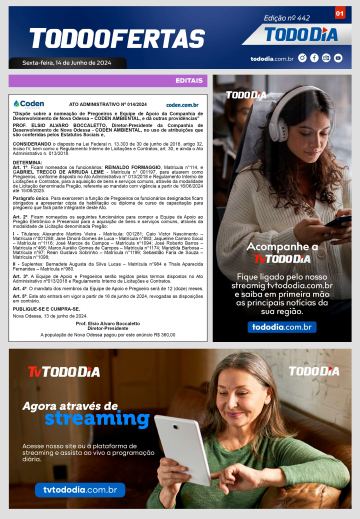 Capa: Todo Ofertas – Edição nº 442