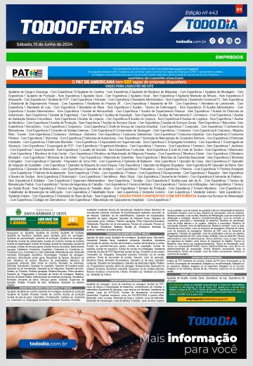 Capa: Todo Ofertas – Edição nº 443