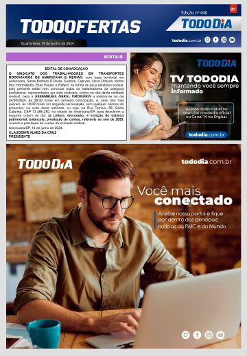 Capa: Todo Ofertas – Edição nº 446
