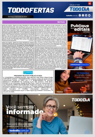 Capa: Todo Ofertas – Edição nº 450