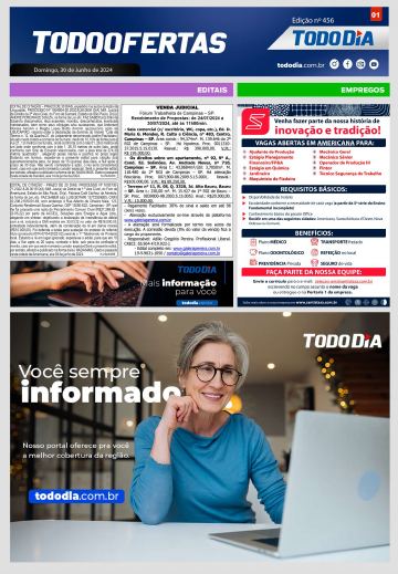 Capa: Todo Ofertas – Edição nº 456