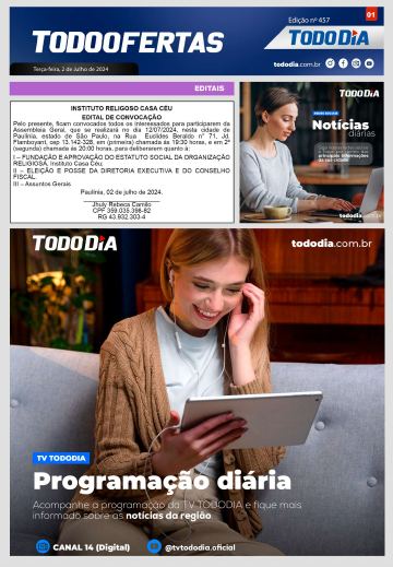 Capa: Todo Ofertas – Edição nº 457